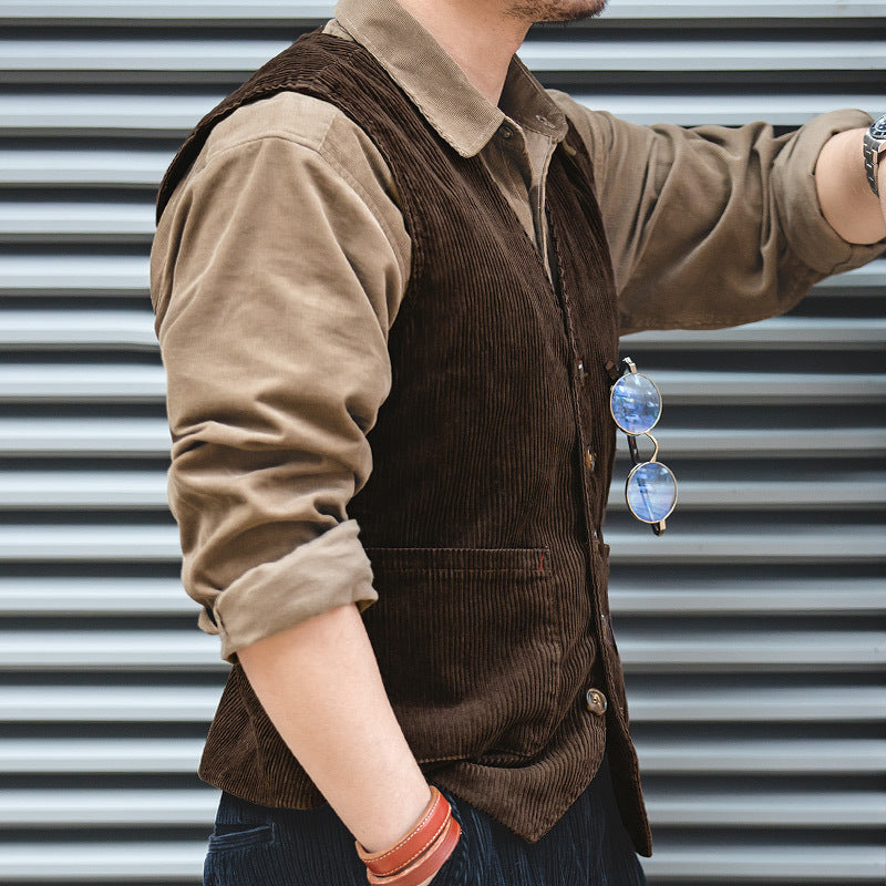 Leon | Men’s Corduroy Jacket in Trendy Vintage Style