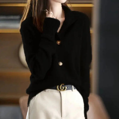 Kristine | Elegant Cardigan made of fine Cashmere