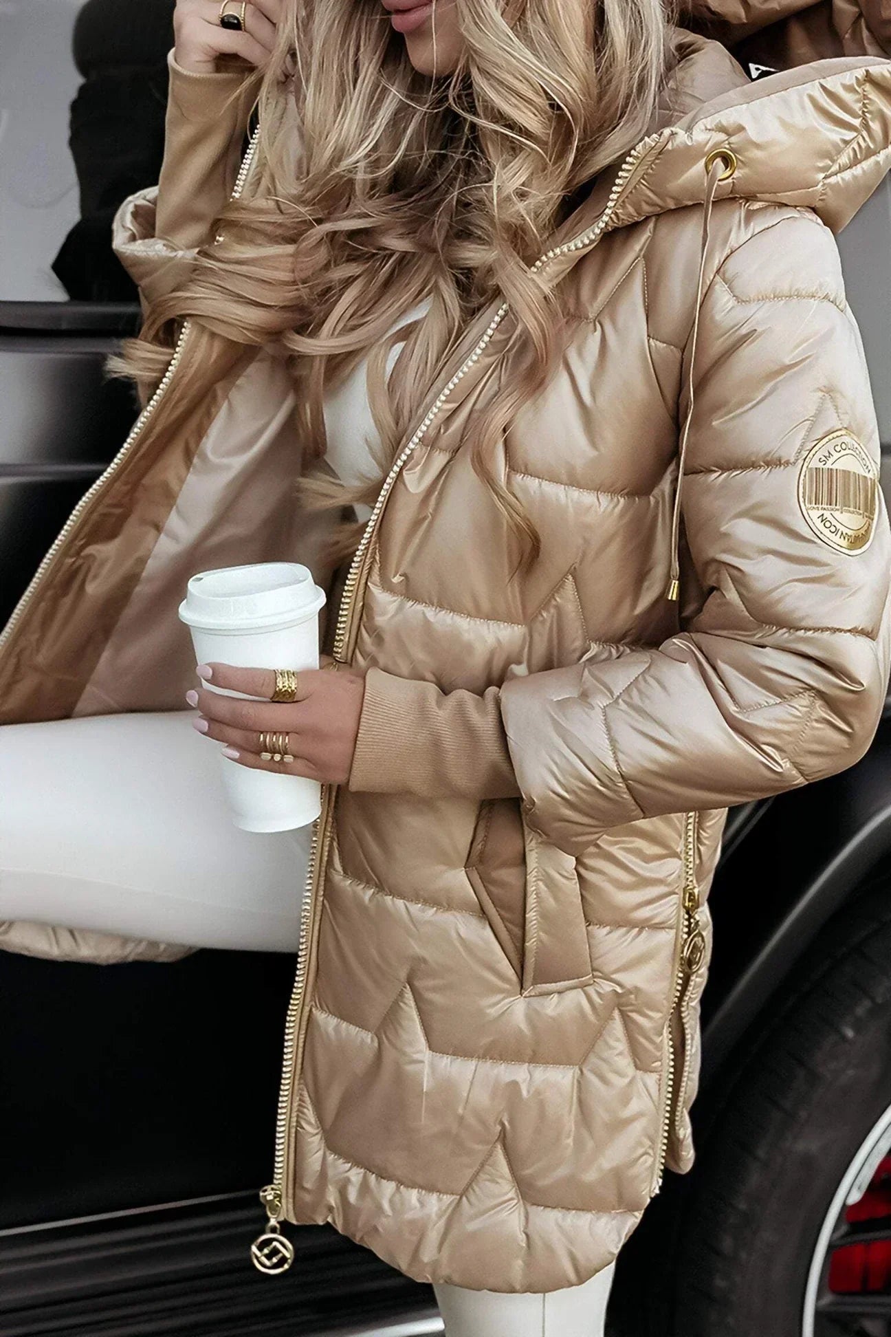 ELARA | Warm Winter Coat with Elegant Hood