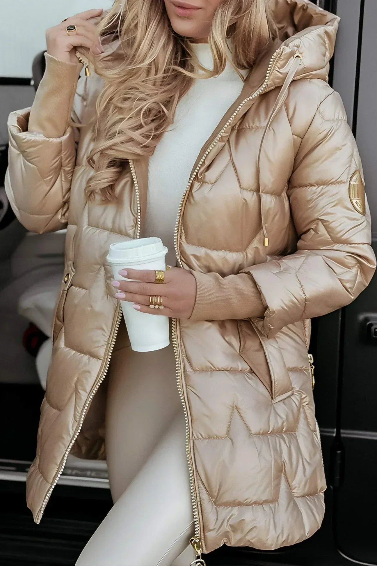 ELARA | Warm Winter Coat with Elegant Hood