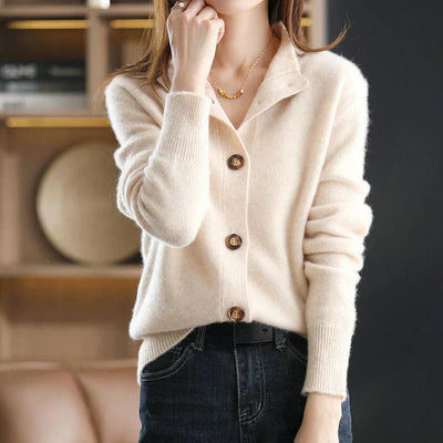 Kristine | Elegant Cardigan made of fine Cashmere