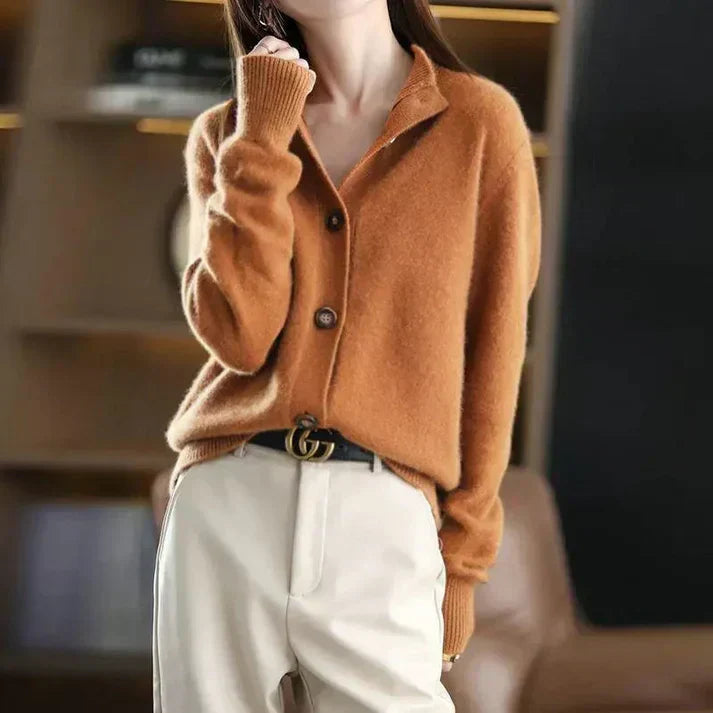 Kristine | Elegant Cardigan made of fine Cashmere