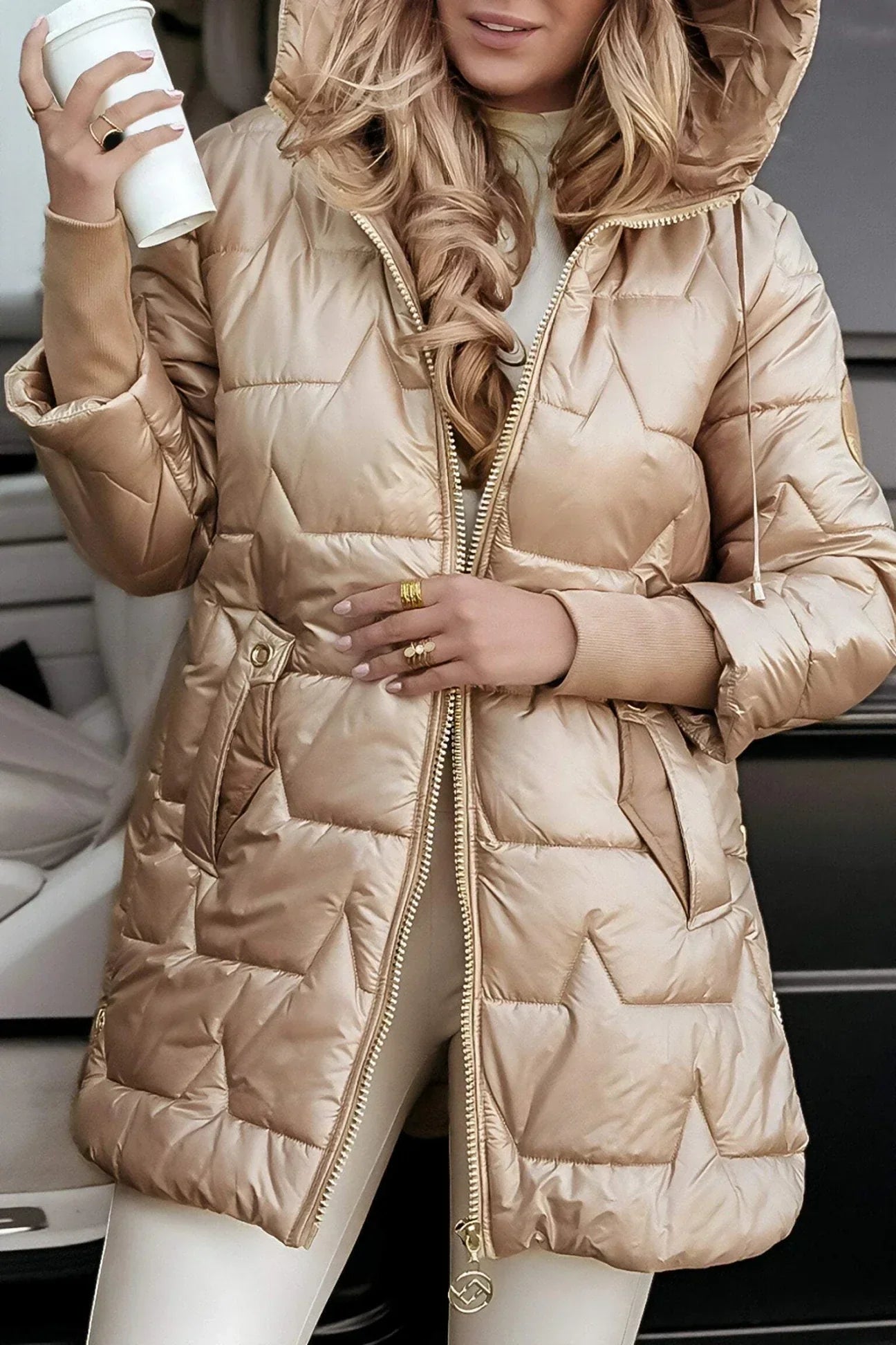 ELARA | Warm Winter Coat with Elegant Hood