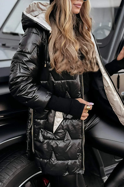 ELARA | Warm Winter Coat with Elegant Hood