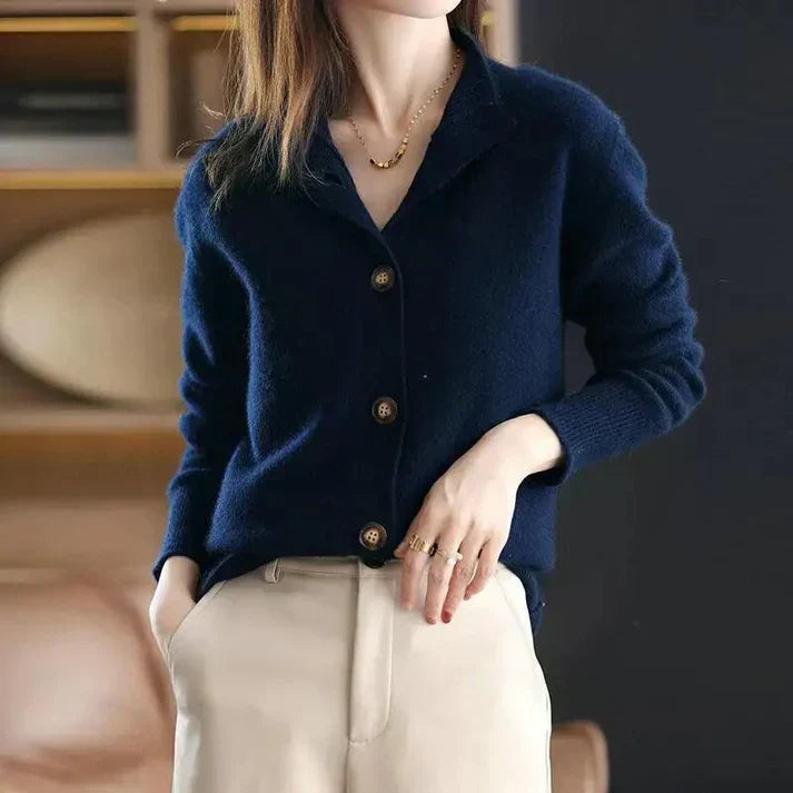 Kristine | Elegant Cardigan made of fine Cashmere
