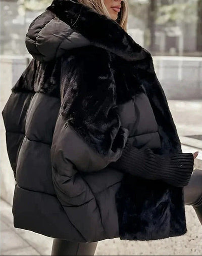 Amelia | Elegant Women’s Winter Jacket with Fur Hood