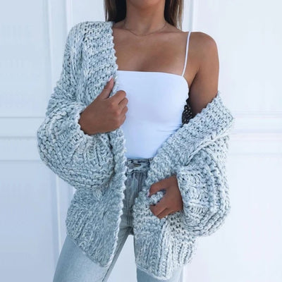 Maren | Knitted Oversized Vest for Cozy Days