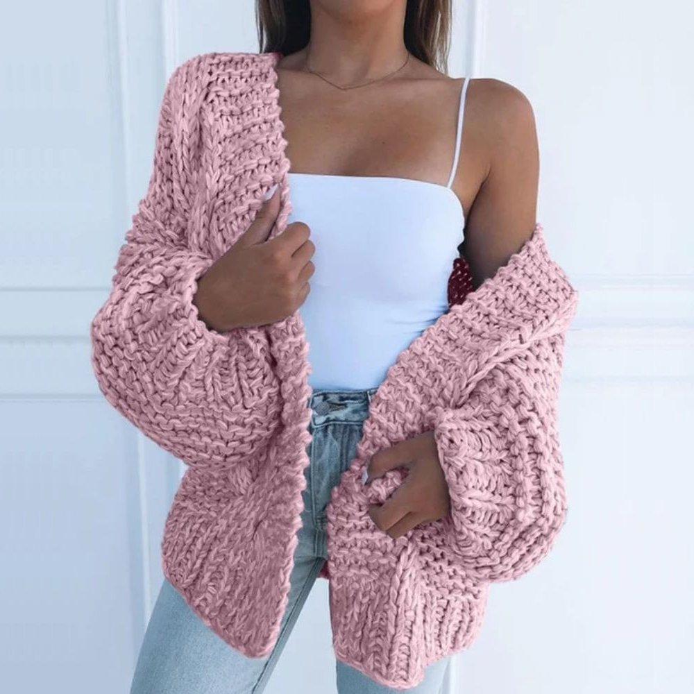 Maren | Knitted Oversized Vest for Cozy Days
