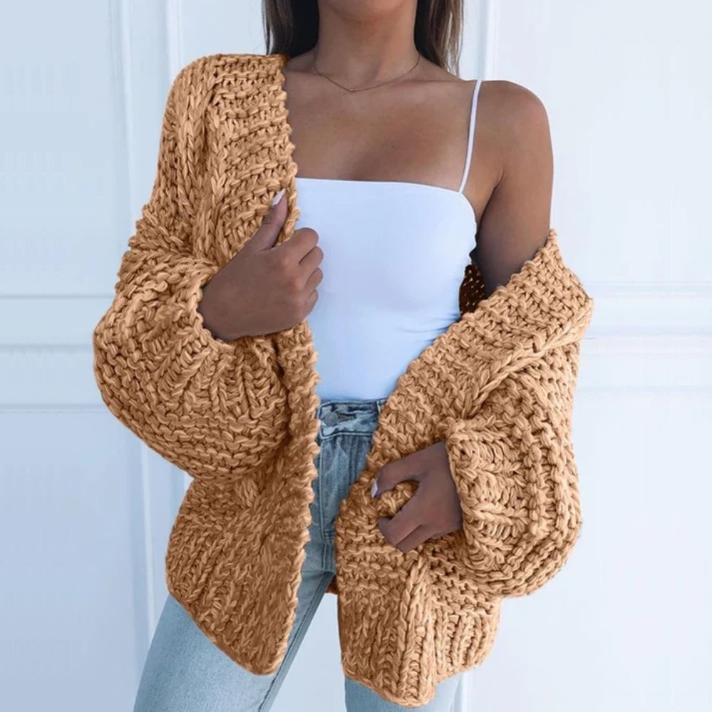 Maren | Knitted Oversized Vest for Cozy Days