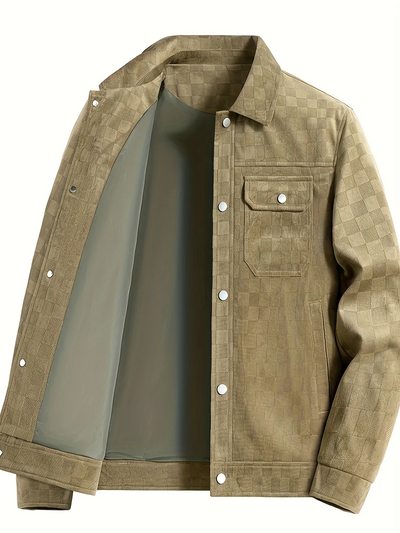 Adrian | Stylish Jacket Made of Rolled Suede