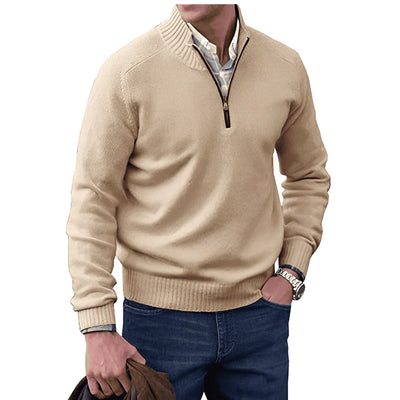 JAMES | STYLISH HALF-ZIP PULLOVER FOR MEN