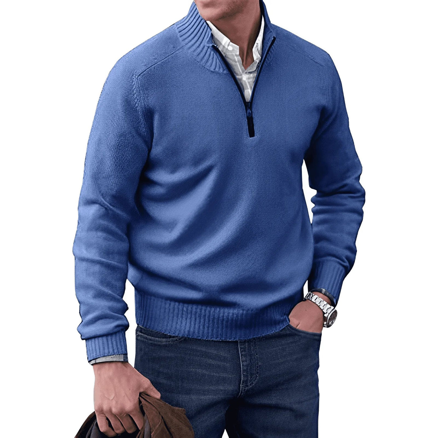 JAMES | STYLISH HALF-ZIP PULLOVER FOR MEN