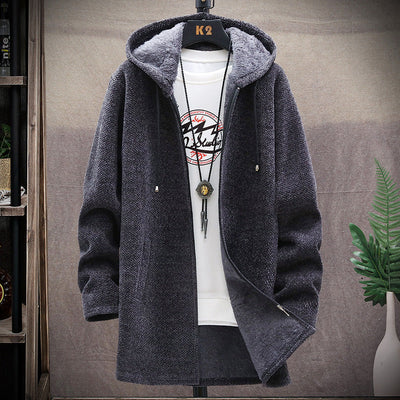 Darian | Warm Knit Jacket with Zipper Closure