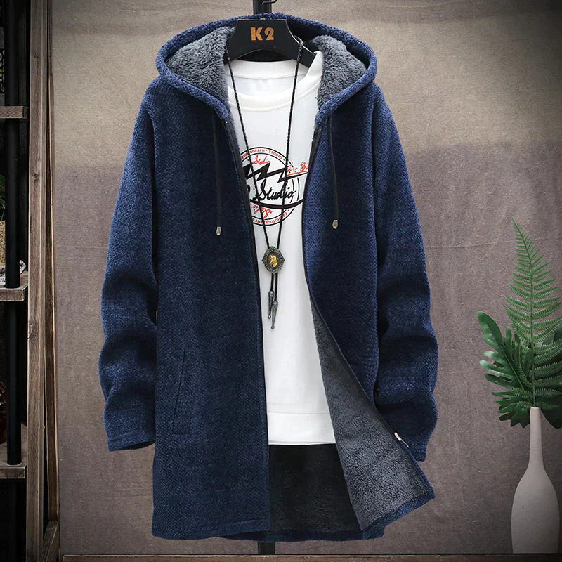 Darian | Warm Knit Jacket with Zipper Closure