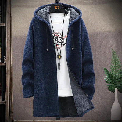 Darian | Warm Knit Jacket with Zipper Closure
