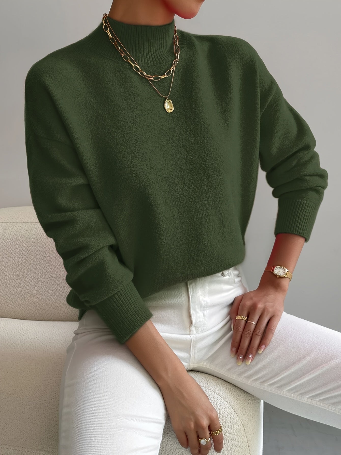 Sofia | Elegant Women’s Turtleneck Sweater – Modern Style