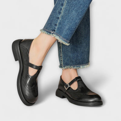 MALVIN | Classic T-Strap Leather Shoes for Men