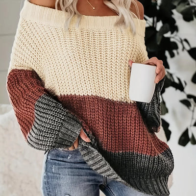 Karyll | Effortless Style Chic Comfort Off-Shoulder Knit Sweater