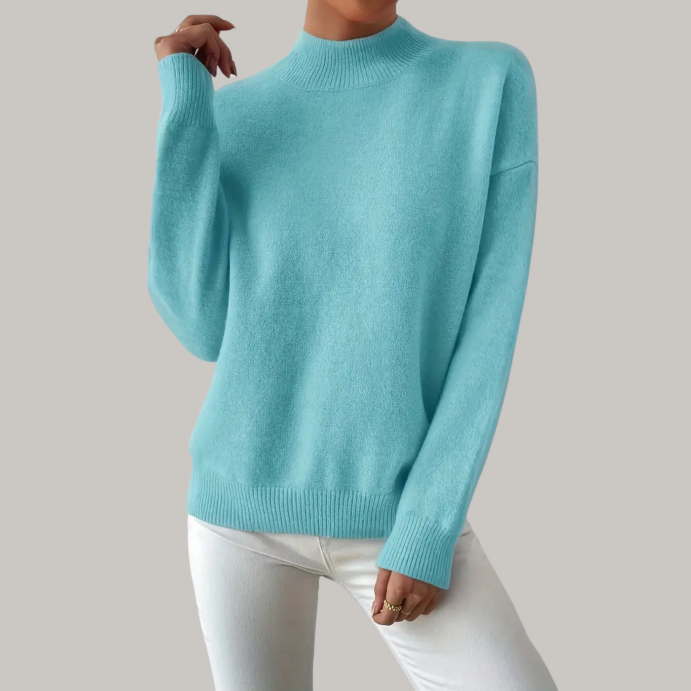 Hannah | Comfortable Knit Sweater in Basic Style