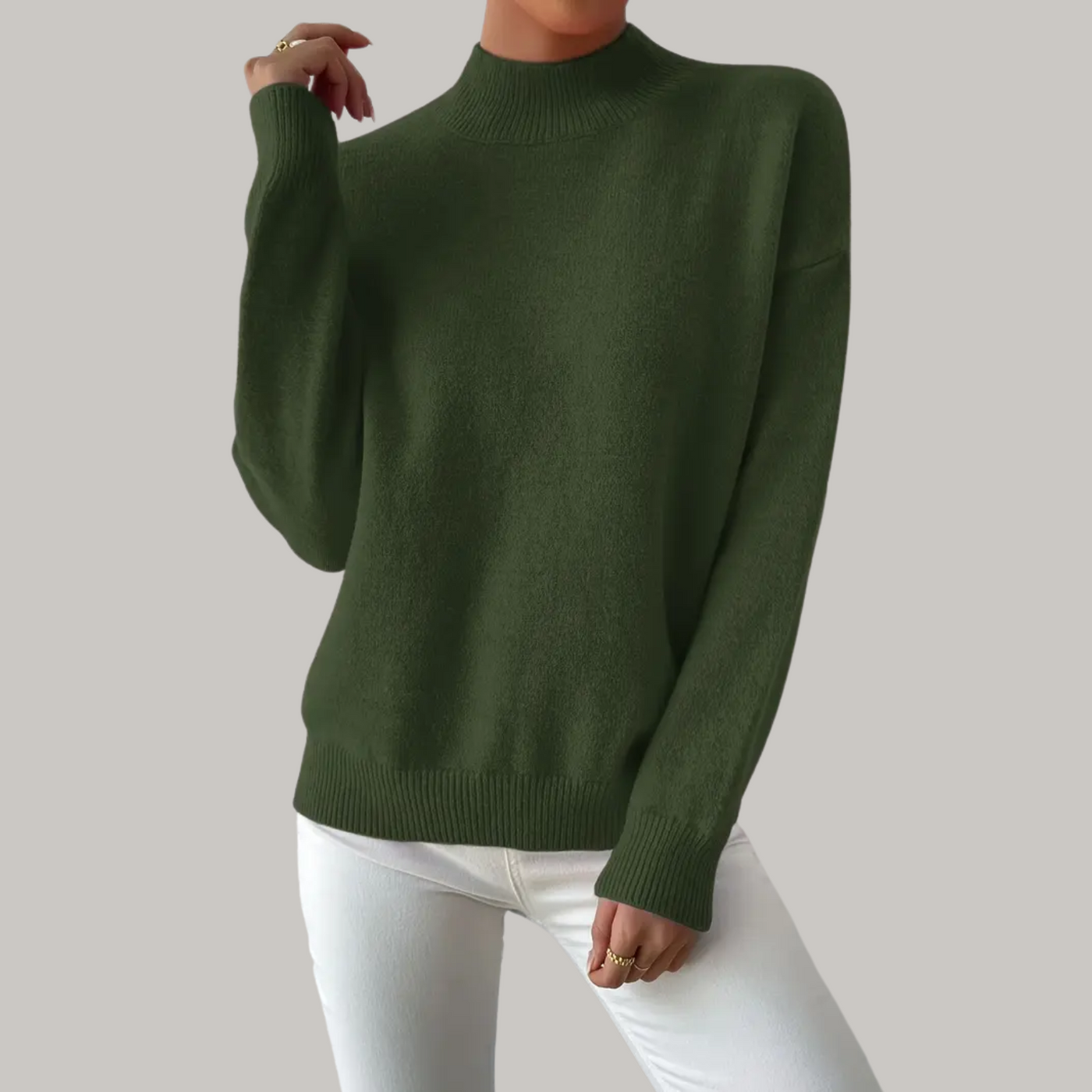 Hannah | Comfortable Knit Sweater in Basic Style