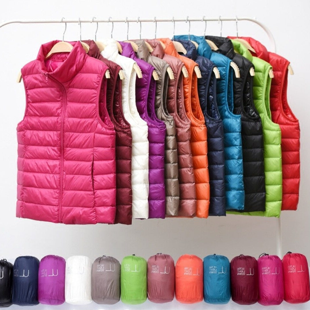 Elara | Fashionable Women’s Bodywarmer with Pleated Detail
