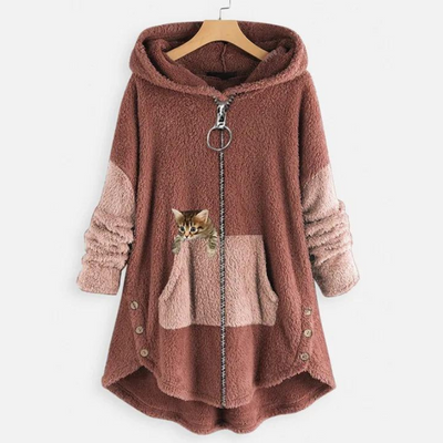 Stella | Fluffy Winter Hoodie with Warm Hood