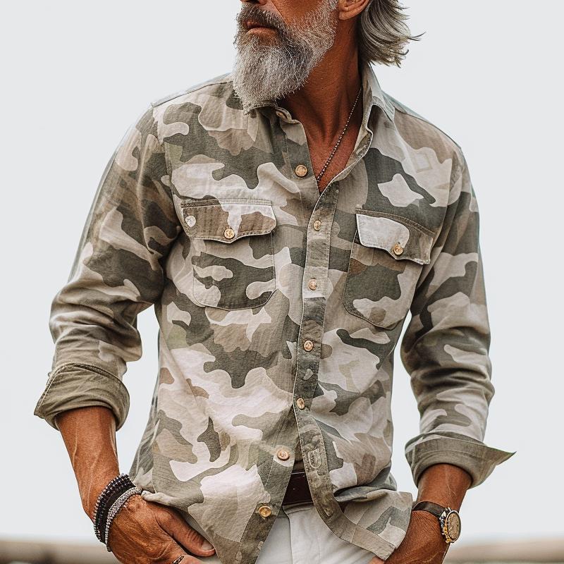 Edward | Military Style Shirt for Men