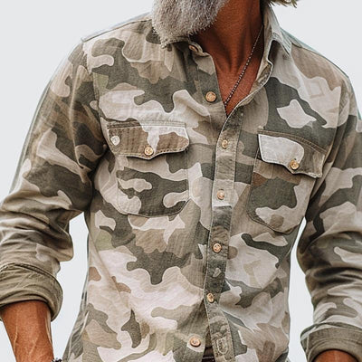 Edward | Military Style Shirt for Men