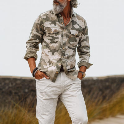 Edward | Military Style Shirt for Men