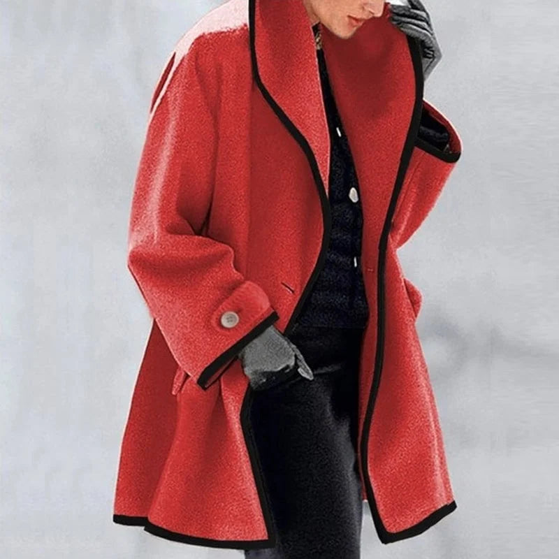 Lorena | Soft Trench Coat in Elegant Design