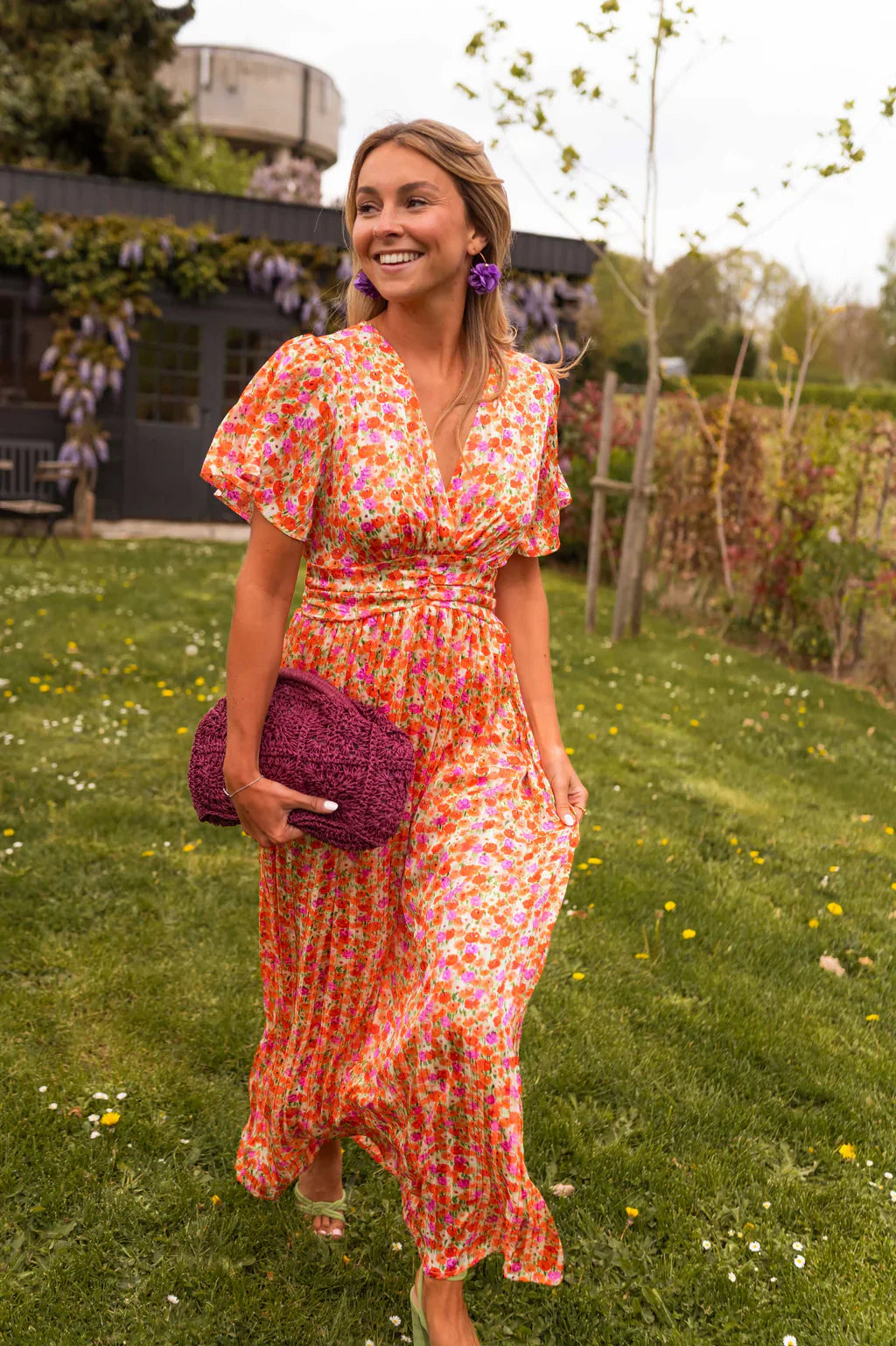 Olivia | Elegant Floral Dress for Women