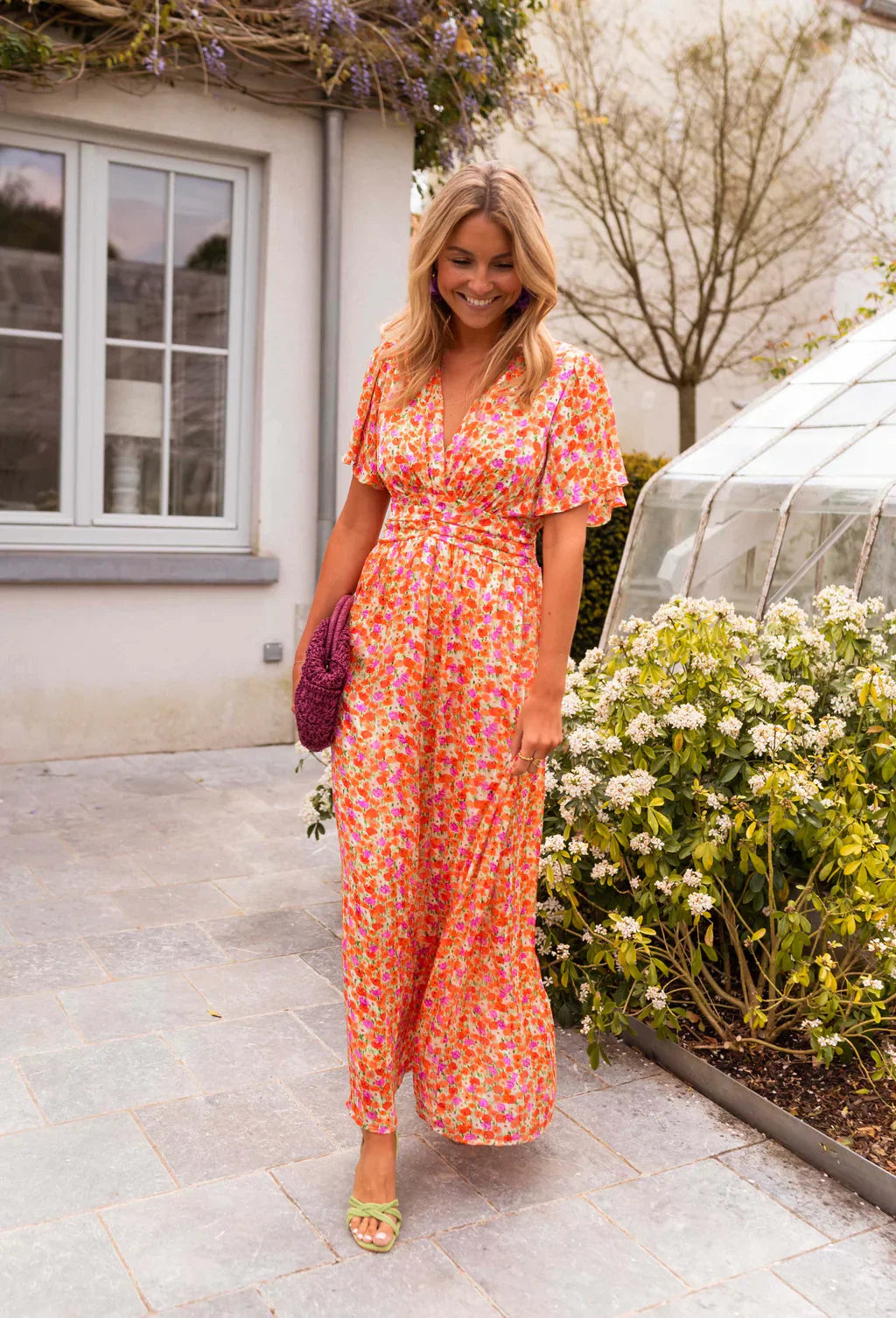Olivia | Elegant Floral Dress for Women