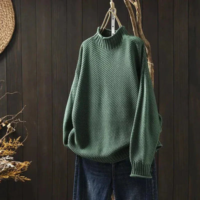 MILOU | KNITTED TURTLENECK SWEATER WITH STYLE
