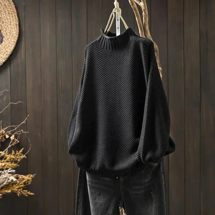 MILOU | KNITTED TURTLENECK SWEATER WITH STYLE