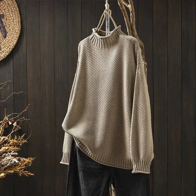 MILOU | KNITTED TURTLENECK SWEATER WITH STYLE