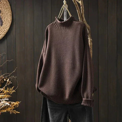MILOU | KNITTED TURTLENECK SWEATER WITH STYLE