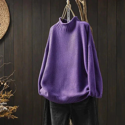 MILOU | KNITTED TURTLENECK SWEATER WITH STYLE
