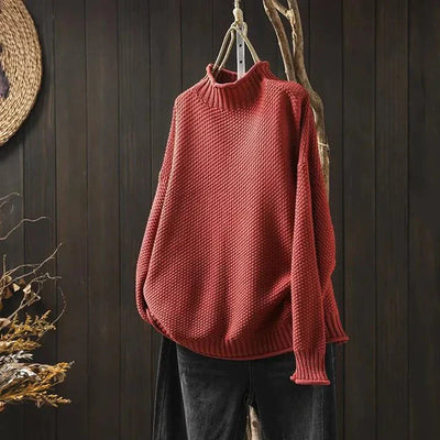 MILOU | KNITTED TURTLENECK SWEATER WITH STYLE