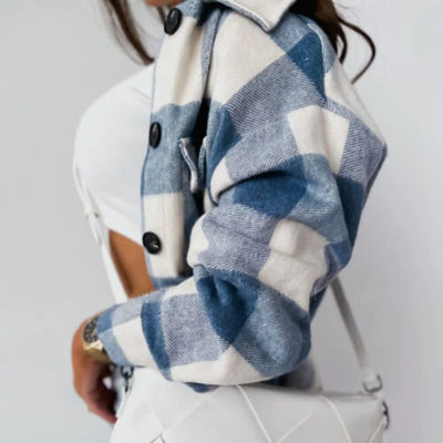 Elise | Stylish & Comfortable Fall Checked Jacket