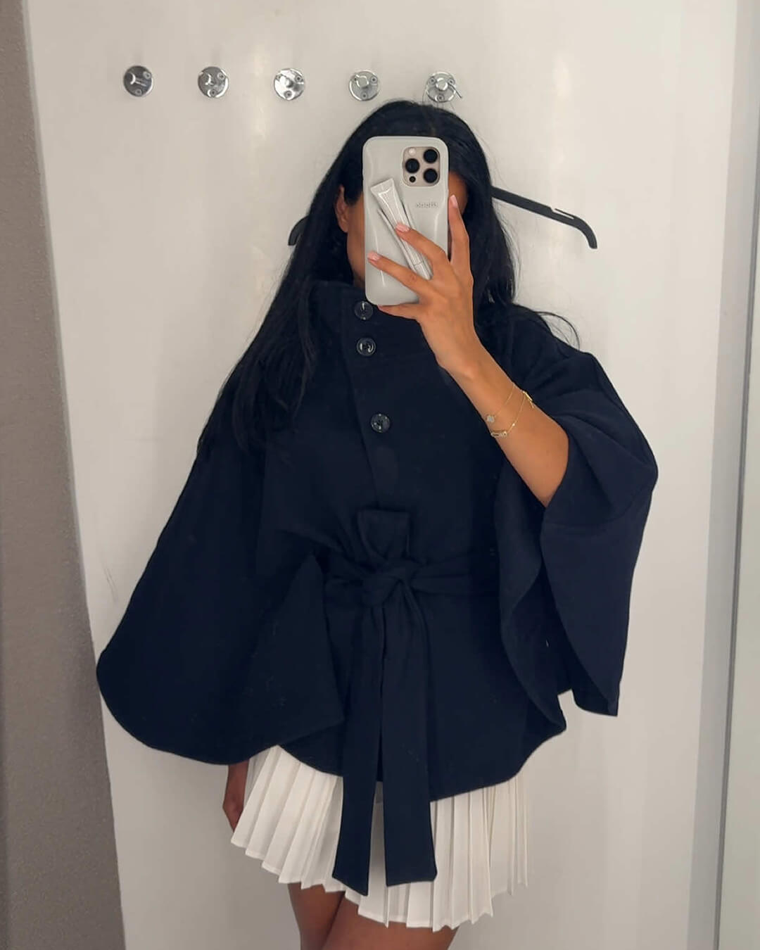 Clara | Elegant Women’s Jacket with High Neck & Belt