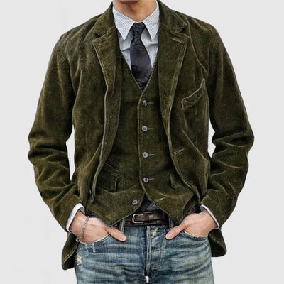 Leon | Men’s Corduroy Jacket in Trendy Vintage Style