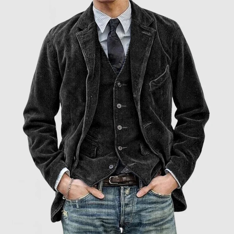 Leon | Men’s Corduroy Jacket in Trendy Vintage Style