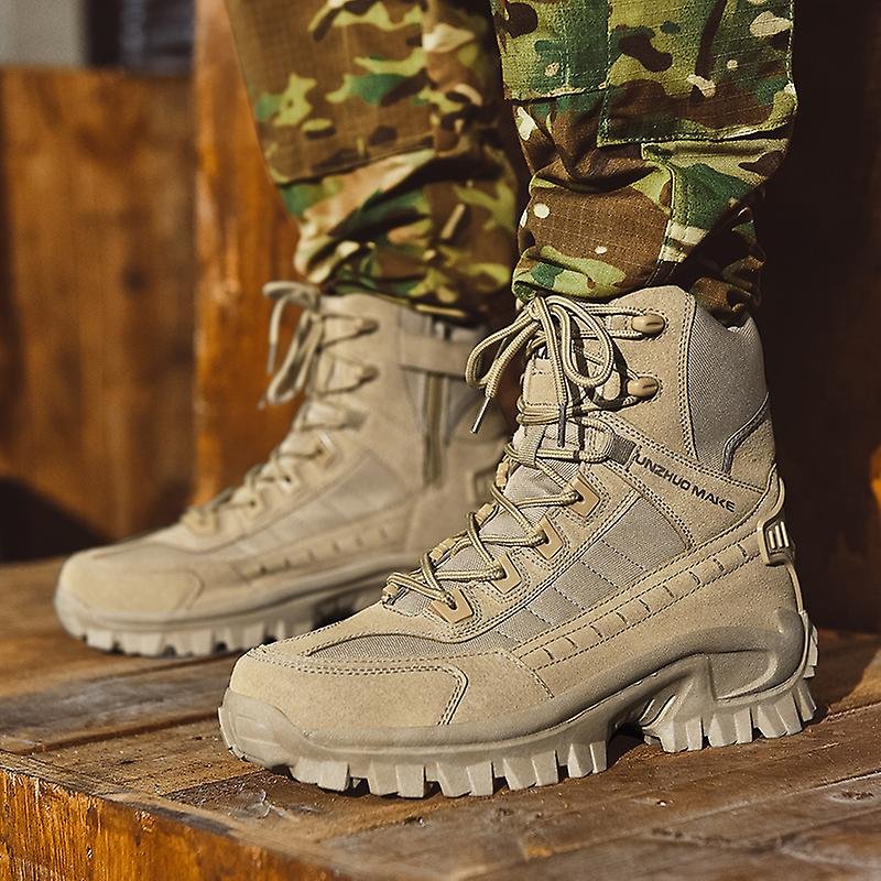 Jarrell | Waterproof Outdoor Combat Boots for Men (with Puncture Protection)