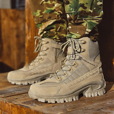 Jarrell | Waterproof Outdoor Combat Boots for Men (with Puncture Protection)