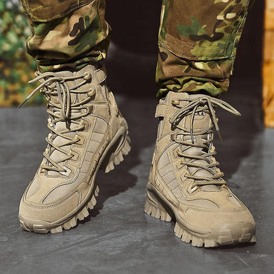 Jarrell | Waterproof Outdoor Combat Boots for Men (with Puncture Protection)