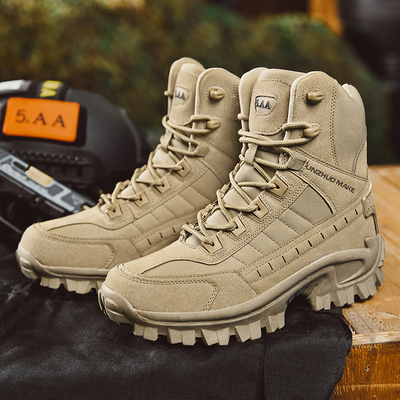 Jarrell | Waterproof Outdoor Combat Boots for Men (with Puncture Protection)