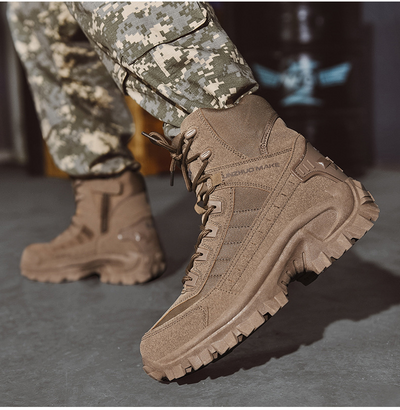 Jarrell | Waterproof Outdoor Combat Boots for Men (with Puncture Protection)