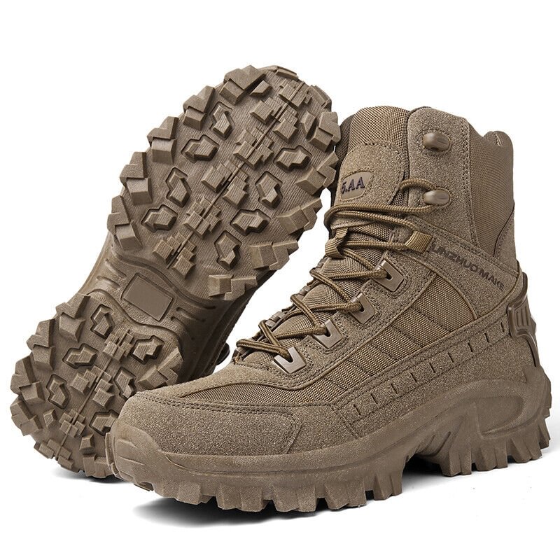Jarrell | Waterproof Outdoor Combat Boots for Men (with Puncture Protection)