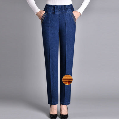 Vanessa | Stylish High-Waist Jeans with Side Pockets