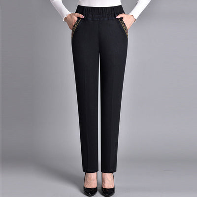 Vanessa | Stylish High-Waist Jeans with Side Pockets